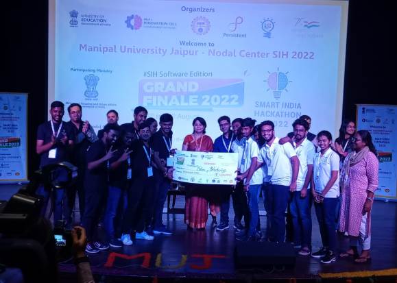 Smart India Hackthon 2022 software edition Winners